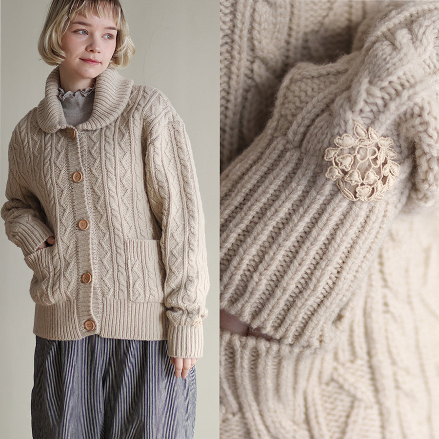 各色1点のみ！再入荷なし〕タスマニアウールkint ショールカラー