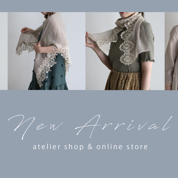 new arrival】ストールやケミカルアクセサリーなど新商品が8点入荷しま