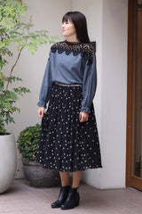 [No.9245] Rok Bordir Tule Katun Washer [Akan Tersedia Akhir Mei 2026]