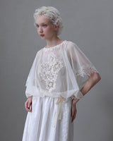 イングランドチュールとリバーレースのFillage gilet / Coco Ivory Fillage Collection 2027