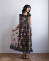 透明感がきれいな毬花刺繍ワンピース / Coco Ivory Fillage Collection 2027