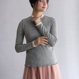 〔No.9346〕ウールテレコモールレースインナー【2026年9月中旬入荷予定】