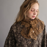 〔No.11215〕コットンケミカルコラージュストール【2026年9月下旬入荷予定】