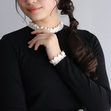 〔No.9346〕ウールテレコモールレースインナー【2026年9月中旬入荷予定】