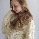 〔No.11215〕コットンケミカルコラージュストール【2026年9月下旬入荷予定】