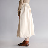 〔No.9356〕コットンツイルワッシャースカート【2026年12月中旬入荷予定】