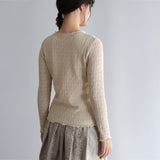 〔No.9343〕ストレッチラッセルクルーネックインナー【2026年8月下旬入荷予定】