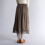 〔No.9353〕Fibrilキュプラスカート【2026年12月中旬入荷予定】