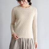 〔No.9343〕ストレッチラッセルクルーネックインナー【2026年8月下旬入荷予定】