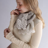 〔No.11210〕ベビーアルパカlacyストール【2026年9月下旬入荷予定】