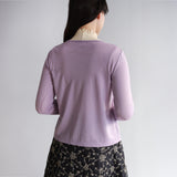 〔No.9349〕ウール天竺lacyカーディガン【2026年9月中旬入荷予定】