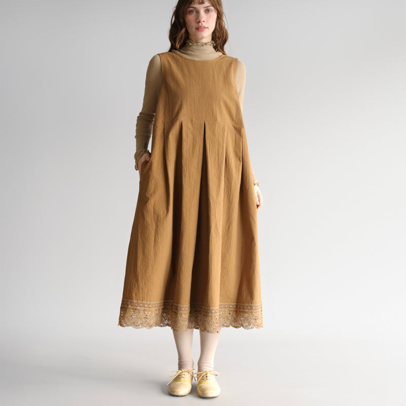 新品!!  ノースリーブ ワンピース コットンワッシャーlacyノースリーブワンピース – REI THE LACES CHAMBER