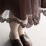 〔No.9362〕ダブルチュールスカート【2026年12月中旬入荷予定】