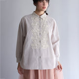 〔No.9361〕60ふんわりコットンシャツブラウス【2026年12月中旬入荷予定】