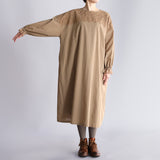 〔No.9358〕60ふんわりコットンワンピース【2026年12月中旬入荷予定】