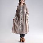 〔No.9351〕Fibrilキュプラワンピース【2026年12月中旬入荷予定】