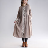 〔No.9351〕Fibrilキュプラワンピース【2026年12月中旬入荷予定】