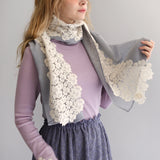 〔No.11221〕ウールガーゼ花音ケミカルストール【2026年10月下旬入荷予定】