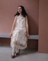 透明感がきれいな毬花刺繍ワンピース / Coco Ivory Fillage Collection 2027