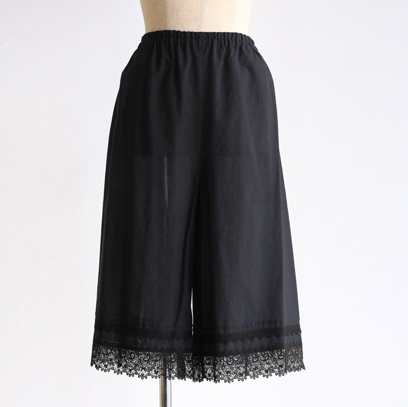 Soft cotton lacy petti pants [68cm length]