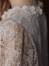 〔Classical Dress Line "Ivory" Collection 2024〕お隣さんとのレースハーモニーを愉しむボレロ