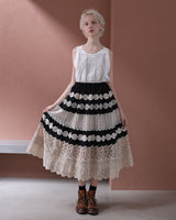 時を重ねたベージュレースのFillageスカート / Coco Ivory Fillage Collection 2027