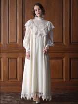 〔Classical Dress Line "Ivory" Collection 2024〕ゆったりと時を過ごすコットンシルクドレス