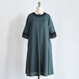 Linen-Cotton Lacy Dress