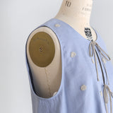 〔No.9215〕Rompi Bordir Pompom Katun Linen [Perkiraan Tersedia Akhir Mei 2026]