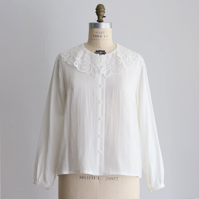 [Expected to ship in early September 2023] Organic Cotton Double Gauze Blouse [Pre-order now]