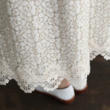 [No.9240] Flower Raschel Pants [Scheduled for late August 2026 delivery]