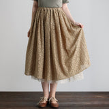 〔No.9239〕Flower Raschel Lacy Skirt [Available Late August 2026]