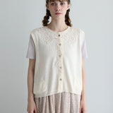 organicコットンknitベスト