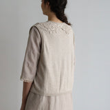 organicコットンknitベスト