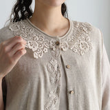 organicコットンknitベスト