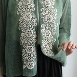 [No. 9263] French Linen Knit Cardigan [Scheduled to arrive late May 2026]