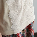 〔No.9257〕C Rompi Renda Linen Belgia【Perkiraan tiba akhir Mei 2026】