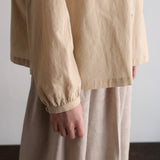 [No.9278] Blus gilet katun lembut 60 [Perkiraan tiba akhir Agustus 2026]
