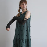 ストレッチペイズリーラッセルロングアームカバー