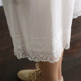 ふんわりコットンlacyペチパンツ