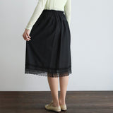 ふんわりコットンlacyペチスカート