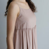 [No. 9287] Double Cotton Silk Dress [Arriving late August 2026]