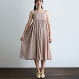 [No. 9287] Double Cotton Silk Dress [Arriving late August 2026]