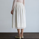 コットンワッシャースカート