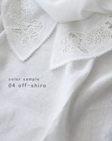 日本の細番手リネンでつくるFillageカラーワンピース / Coco Ivory Fillage Collection 2027