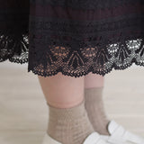 [Expected to ship in late July 2023] Sun-dried cotton lacy skirt [Currently accepting reservations] 