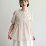 [No.9262] Blus Rompi Katun Washed Natural [Perkiraan Tersedia Akhir Mei 2026]