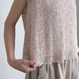 ストレッチペイズリーラッセルプルオーバー