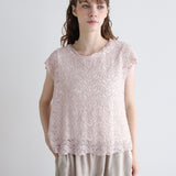 ストレッチペイズリーラッセルプルオーバー