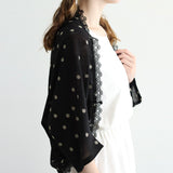 [No.9242] Bolero Renda Katun Washer Tulle [Perkiraan tiba akhir Mei 2026]
